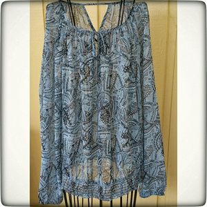 Sheer Top in Cool Colors